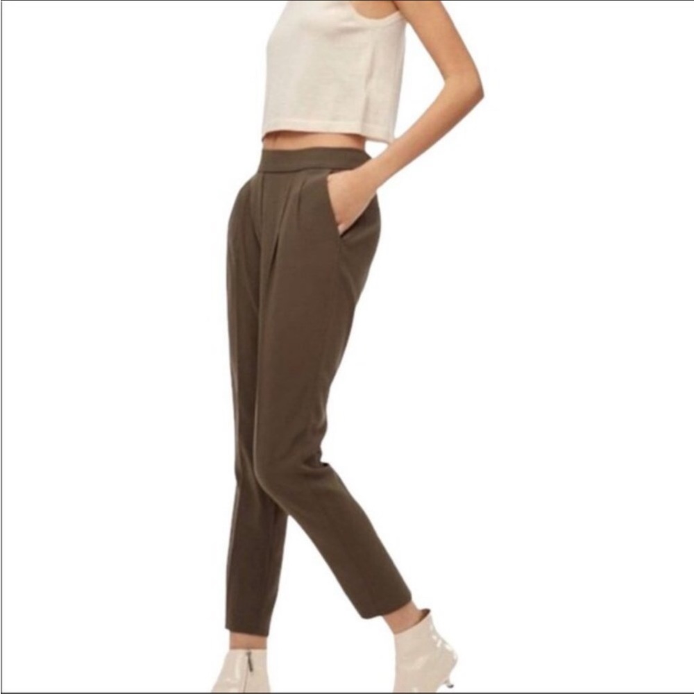 Aritzia Babaton Cohen Pants- Taupe Olive- Size 6